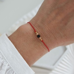 bransoletki szczęścia - na czerwonej nici  15.jpg