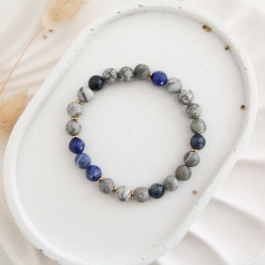 męska bransoletka z kamieni - z dedykacją 1.jpg