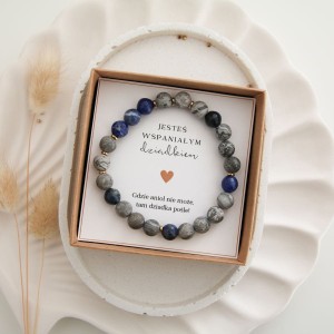 męska bransoletka z kamieni - z dedykacją 31.jpg
