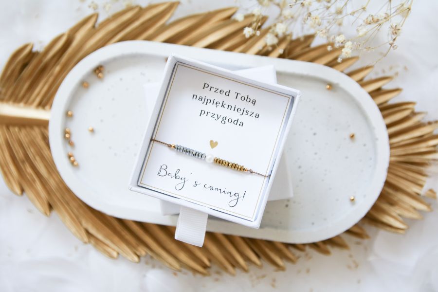 bransoletka dla przyszłej mamy - prezent dla ciężarnej - mommystories