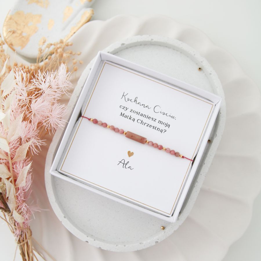 bransoletka dla chrzestnej