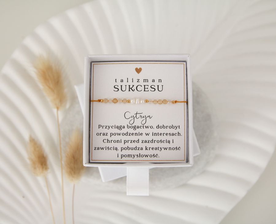 bransoletki z cytrynem - kamieniem bogactwa i sukcesu